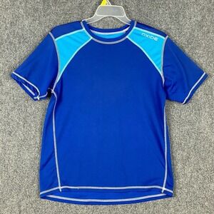Oxide Athletic Shirt Men's Large Short Sleeve Blue 100% Polyester‎ Adults L